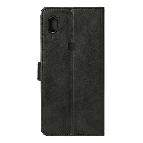 Rixus Bookcase pour Samsung Galaxy A40 Noir