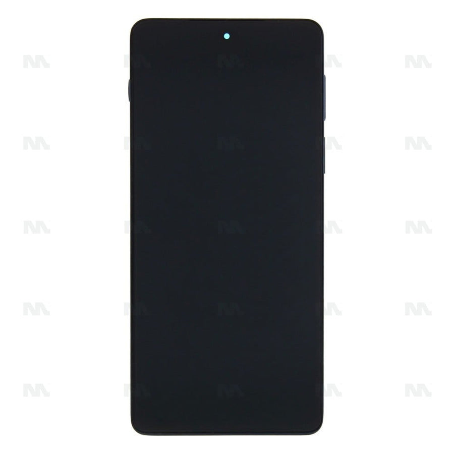 Chassis + Ecran LCD + Vitre pour Motorola Edge 20 Pro (XT2153) (5D68C19375) - Midnight Blue