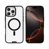Coque Rixus Crystal Amber pour Apple iPhone 16 Pro Max - Noir