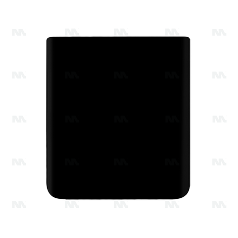 Vitre arrière inférieure pour Samsung Galaxy Z Flip3 F711B - Phantom Black - OEM