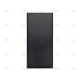 Chassis + Ecran Officiel Service Pack + Vitre pour Samsung Galaxy S23 Ultra S918B - Phantom Black