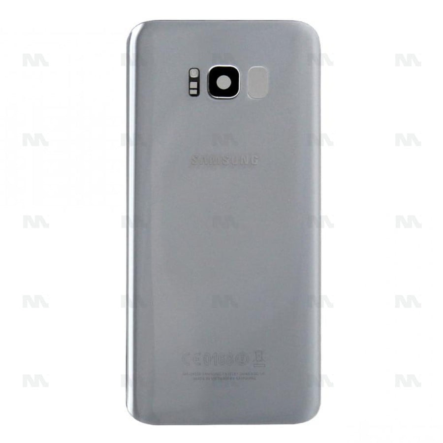 Vitre arrière pour Samsung Galaxy S8 Plus G955F avec lentille argentée OEM