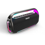 Enceinte Bluetooth Yibolang F3Pro avec deux microphones, couleur noire