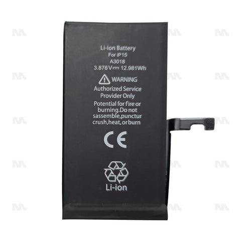 Batterie avec diagnostic (santé batterie visible) pour Apple iPhone 15 - OEM