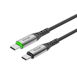 Câble USB-C vers USB-C à déconnexion automatique Rixus RXUC22C noir