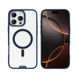 Coque Rixus Crystal Amber pour Apple iPhone 16 Pro Max - Bleu