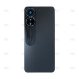 Vitre arrière pour Oppo A78 4G avec lentille noir brumeux OEM