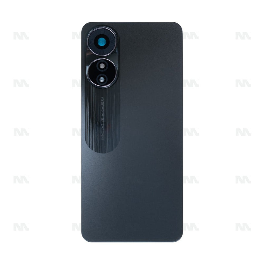 Vitre arrière pour Oppo A78 4G avec lentille noir brumeux OEM