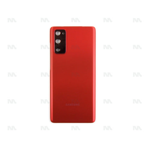 Cache Batterie Avec Lentille Original OEM pour Samsung Galaxy S20 FE 5G G781B - Cloud Red
