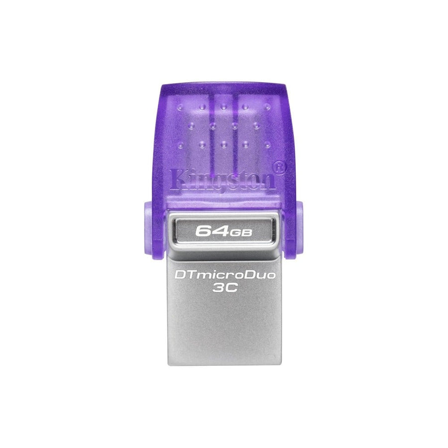 Clé USB Kingston DataTraveler MicroDuo 3C 64 Go 200 Mo/s double connecteur USB-A + USB-C