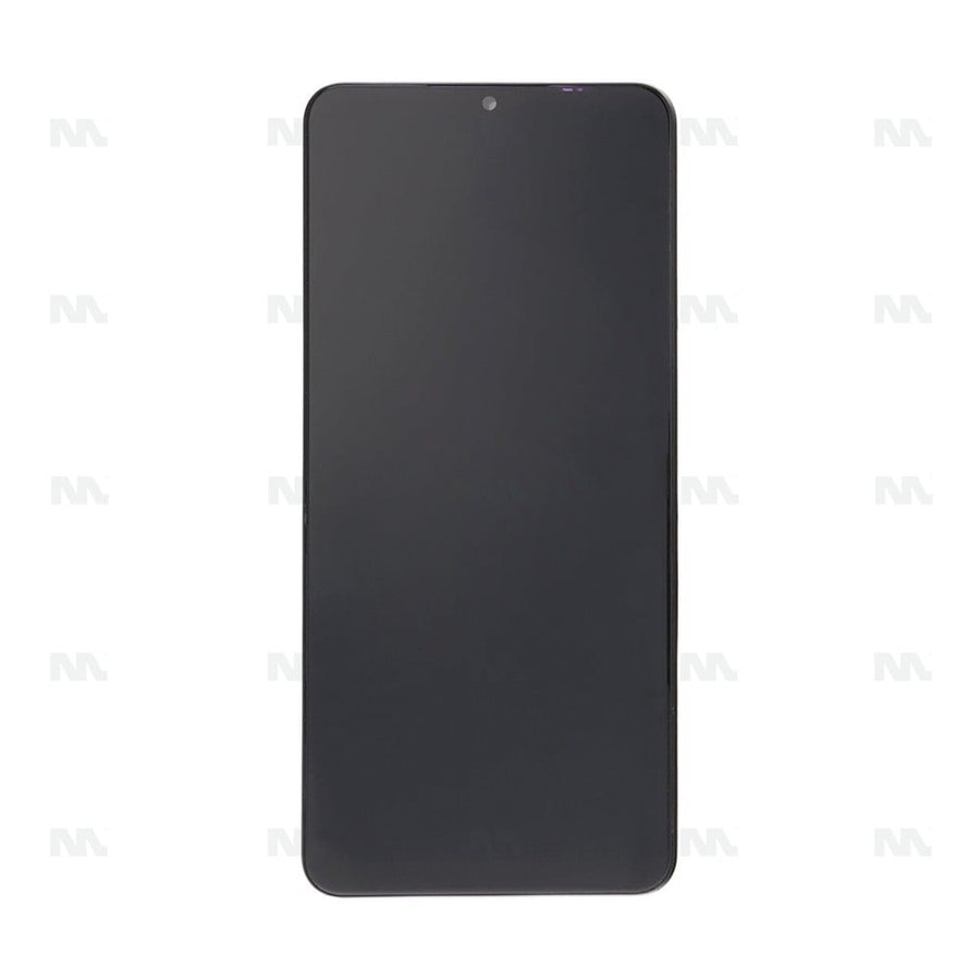 Chassis + Ecran Original OEM + Vitre pour Samsung Galaxy A12 A125F - Noir