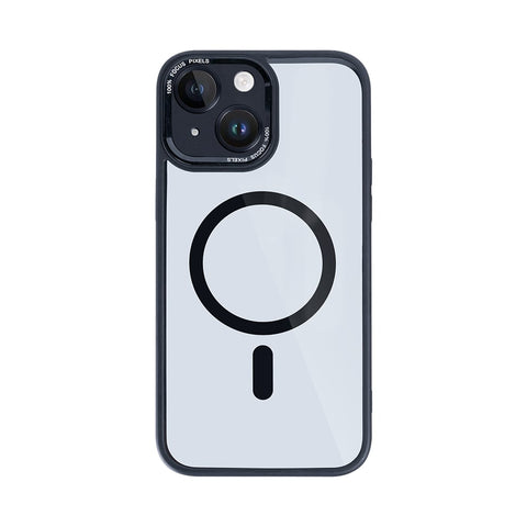 Étui Rixus Classic 04 avec MagSafe pour Apple iPhone 15 Plus Noir