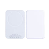 Batterie externe avec charge magnétique 15 W pour iPhone 12, 13, 14, 15, 16, 17 – Blanc