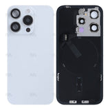 Vitre Arrière avec NFC pour Apple iPhone 15 Pro, cadre de caméra agrandi, titane blanc reconditionné
