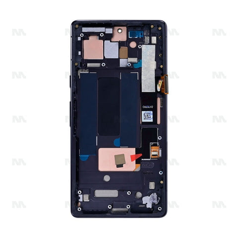 Écran complet sur châssis Soft-OLED pour Google Pixel 7a - Noir