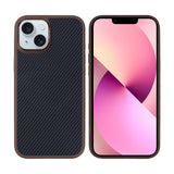 Coque Mag Carbon avec MagSafe pour Apple iPhone 14 - Marron