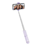 Perche à selfie mini intégrée Rixus RXSF30P Bluetooth violet