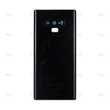 Vitre arrière pour Samsung Galaxy Note 9 N960F avec objectif, noir nuit, OEM