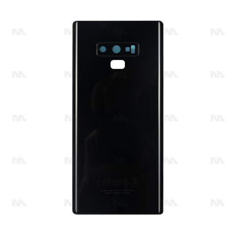 Vitre arrière pour Samsung Galaxy Note 9 N960F avec objectif, noir nuit, OEM