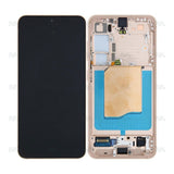 Chassis + Ecran LCD + Vitre pour Samsung Galaxy S25 S931B Rose Gold Pre - Assembled