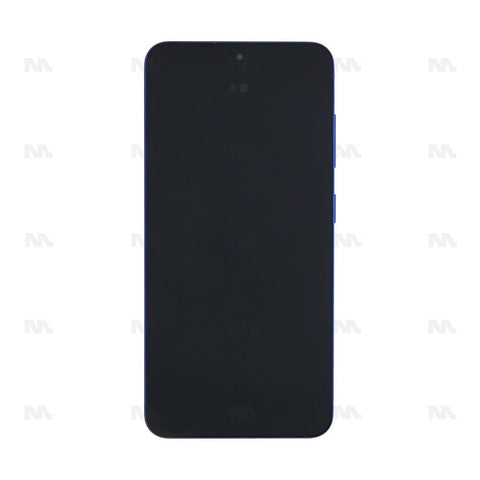 Chassis + Ecran Officiel Service Pack + Vitre pour Samsung Galaxy S25 S931B - Bleu Marine