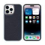 Coque Mag Carbon avec MagSafe pour Apple iPhone 14 Pro Max – Gris titane