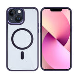 Étui Rixus Classic 04 avec MagSafe pour Apple iPhone 13 violet