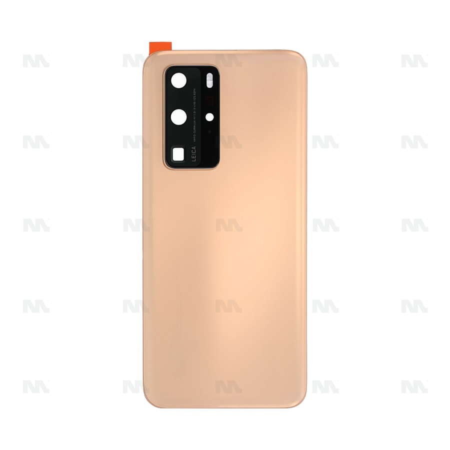 Vitre arrière pour Huawei P40 Pro avec objectif Blush Gold OEM