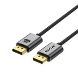 Câble DisplayPort - 8K - 200 cm - Rixus RXDP12 - Gris sidéral