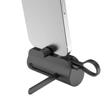 Batterie externe mini Rixus RXPB98B Click-On USB-C 5000 mAh noire