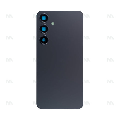 Vitre arrière pour Samsung Galaxy S24 Plus S926B avec lentille, noir onyx, OEM