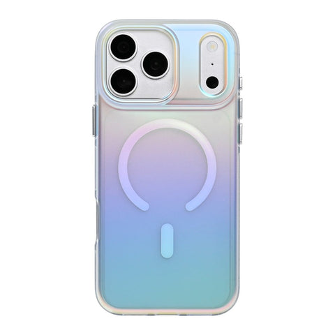 Coque Rixus Aero Neon Shield Compatible MagSafe pour Apple iPhone 17 Pro, 18 Pro - Blanc