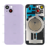 Vitre Arrière sans NFC pour Apple iPhone 14, bloc complet d'appareil photo agrandi Violet Compatible