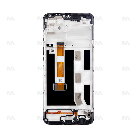 Chassis + Ecran Original OEM + Vitre pour Oppo A15 CPH2185 / A15S CPH2179 - Dynamic Black