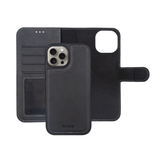 Portefeuille magnétique amovible Rixus Duo pour Apple iPhone 15 Pro Noir