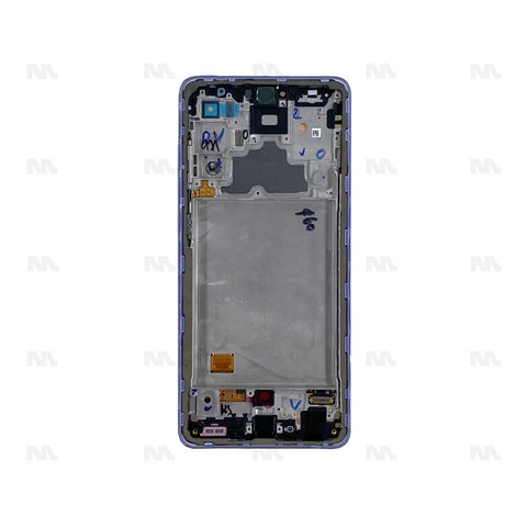Chassis + Ecran Officiel Service Pack + Vitre pour Samsung Galaxy A72 A725F - Awesome Violet