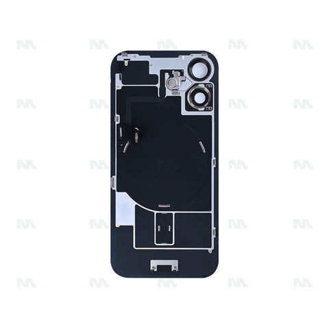 Vitre Arrière avec NFC, cadre de caméra agrandi pour Apple iPhone 16 – Ultramarine – Reconditionné