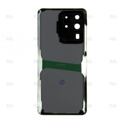 Vitre arrière pour Samsung Galaxy S20 Ultra 4G G988F avec objectif Cosmic Black Original