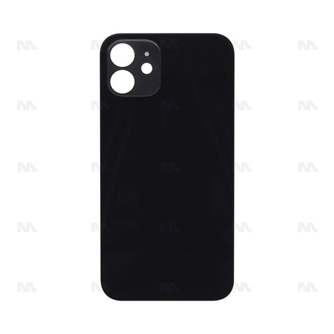 Vitre Arrière avec bloc complet pour Apple iPhone 12 - Noir - Compatible