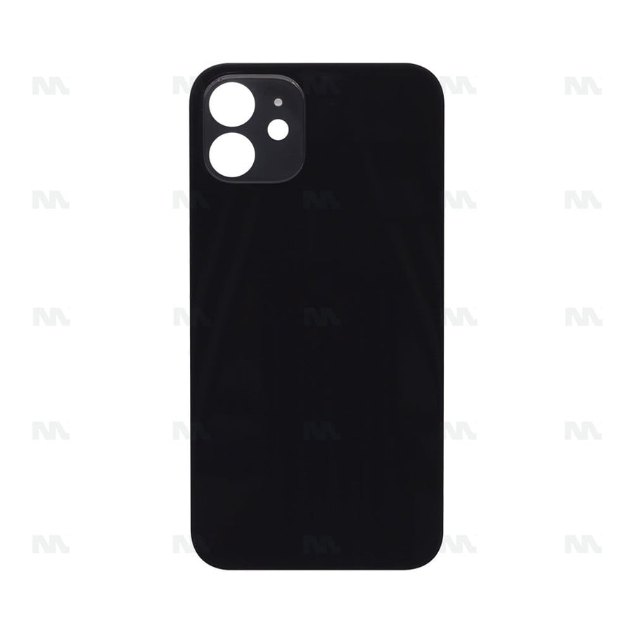 Vitre Arrière avec bloc complet pour Apple iPhone 12 - Noir - Compatible