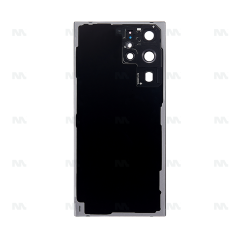 Vitre arrière pour Samsung Galaxy S22 Ultra S908B avec objectif Phantom White OEM