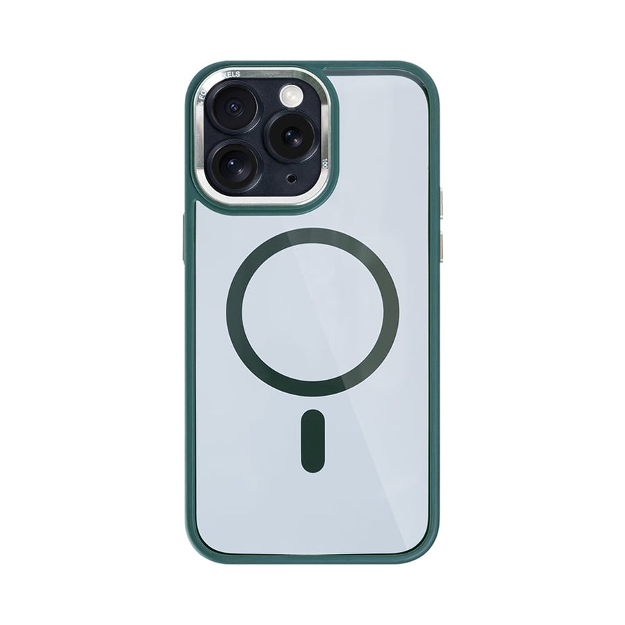 Étui Rixus Classic 04 avec MagSafe pour Apple iPhone 11 Pro vert foncé