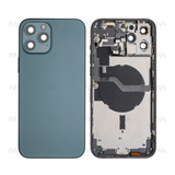 Boîtier avec petites pièces pour Apple iPhone 12 Pro Max – Bleu Pacifique – OEM