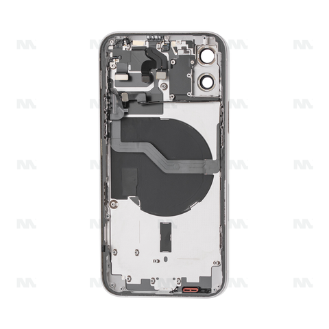 Boîtier pour Apple iPhone 12 avec petites pièces - Blanc - OEM