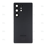 Vitre arrière pour Samsung Galaxy S25 Ultra S938B avec objectif Titanium Jet Black Original