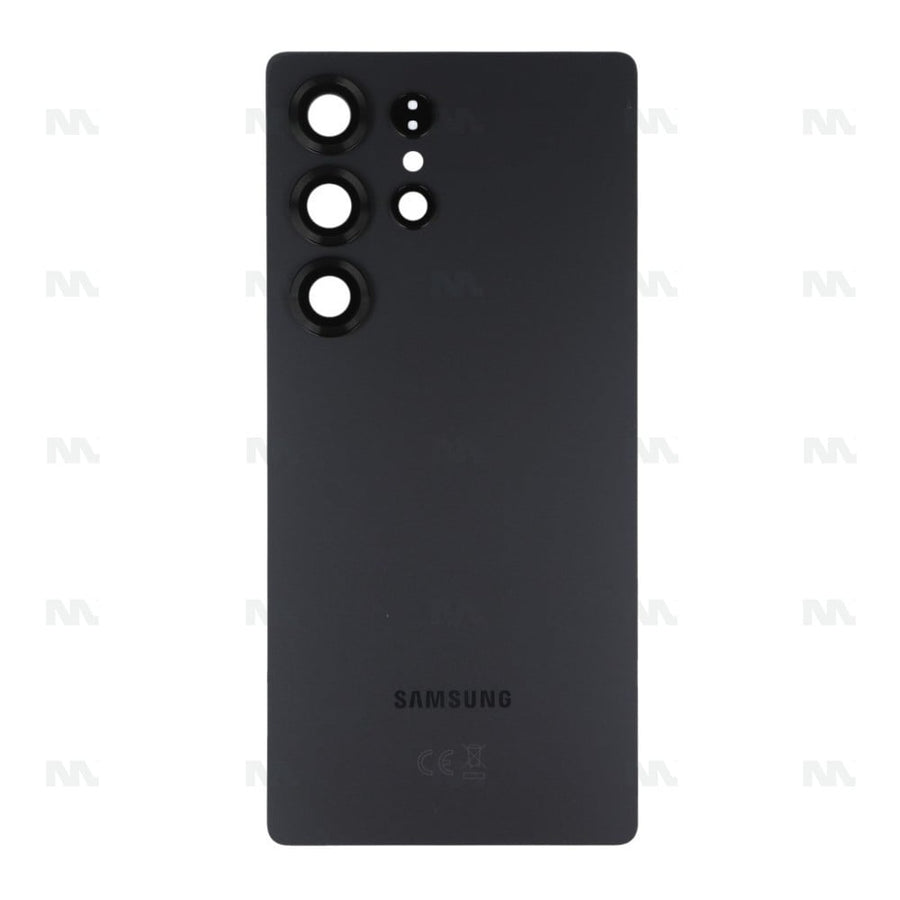Vitre arrière pour Samsung Galaxy S25 Ultra S938B avec objectif Titanium Jet Black Original