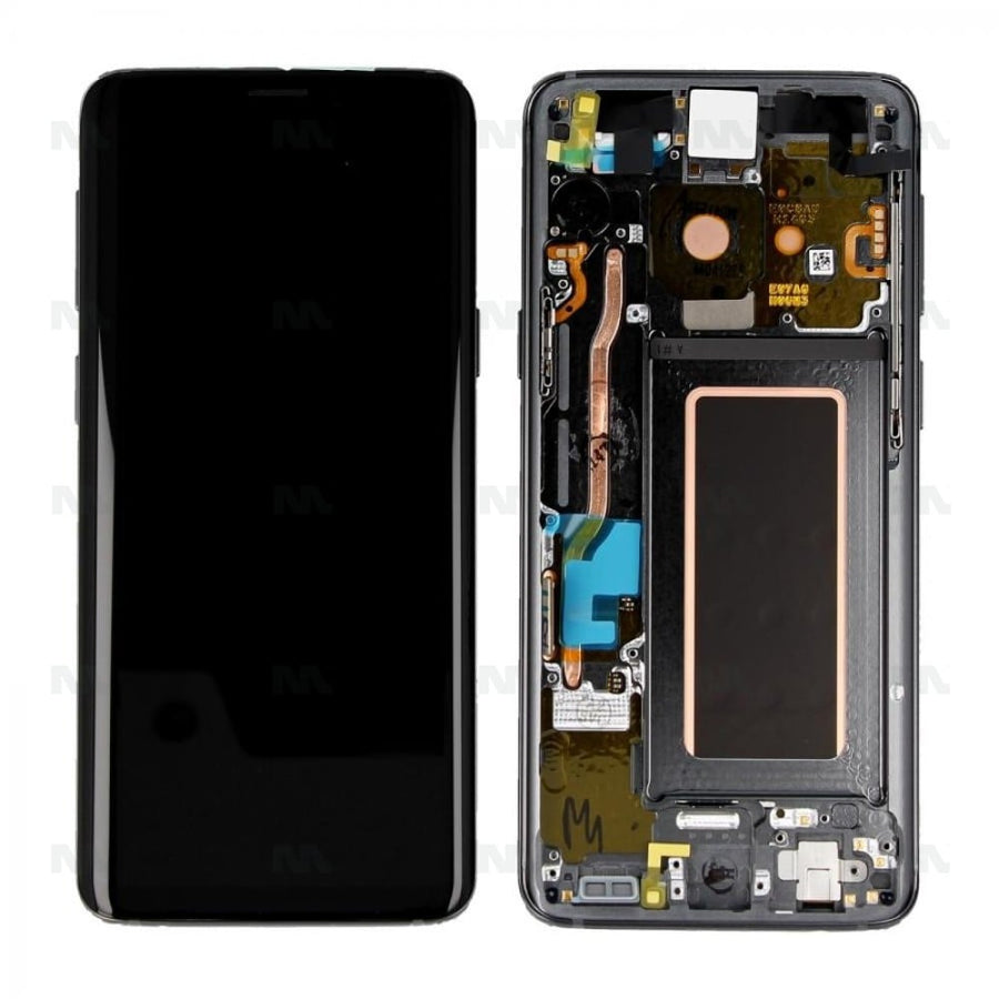 Ecran LCD complet pour Samsung Galaxy S9 (SM-G960F) GH97-21697EC / GH97-21696C - Titanium Grey