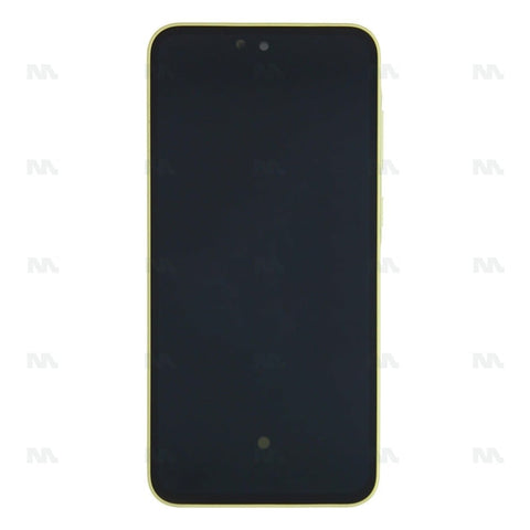 Chassis + Ecran Officiel Service Pack + Vitre pour Samsung Galaxy A35 A356B Lemon