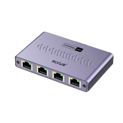 Adaptateur commutateur Ethernet 5 ports Rixus RXEA05 gris