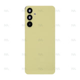Vitre arrière pour Samsung Galaxy A25 5G A256B avec lentille personnalisée jaune OEM